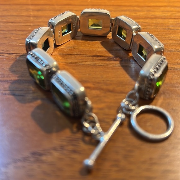 FNA a sterling silver 925 Vintage peridot bracelet - Picture 11 of 14
